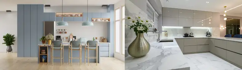 Bếp nhôm - Tủ nhôm kính